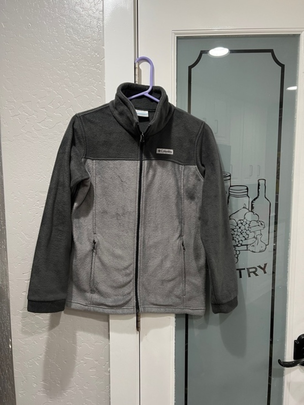 Columbia Kids Two-Tone Gray Fleece Jacket